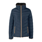 ♕ Куртка коротка темно-синя комір-стійка, розмір 46-48 (40 євро)