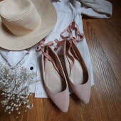 Блідо рожеві балетки, ніжність ❤️ 39