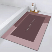 Универсальный антискользящий коврик для ванной Shower Room 40х60 см цвет Розовый