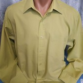 Рубашка фисташкового цвета(фото не передаёт) на мужчину L/XL,см.замеры