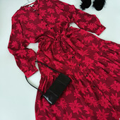 Розкішна сукня в квітковий принт Від відомого бренду (2)
