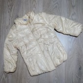 Курточка на синтипоне внутри флис очень теплая на 4 года lupilu