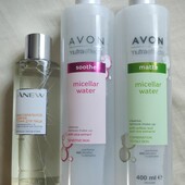 Avon Anew тонік для обличчя «Максимальне сяйво»,200 мл або міцелярна вода NutraEffe,400мл, лот 1шт