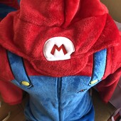 Пижама, человечек, кигуруми, слип, розмір 7-8 р 128 см, Super Mario. в ідеалі