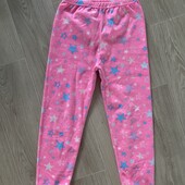 Флісові штани/низ від піжами на дівчинку 9-10 років в гарному стані