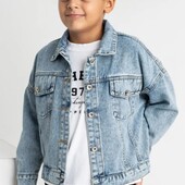 Модна джинсова дитяча куртка. Зріст 130-150 см