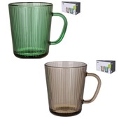 Набір чашок 2 шт.370 мл В двох кольорах (1 на вибір) зелені і бежеві Запаковані в коробку, нові