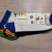 Livergy & US grand polo! Укороченные мужские носки! 3 пары! 39-42 размер! Лот 8000