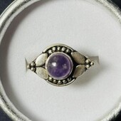 Шикарное кольцо с аметистом