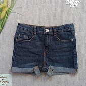 Дитячі джинсові стрейчові шорти 5-6 років для дівчинки