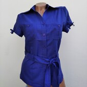 Блуза женская в синем цвете 44 рр