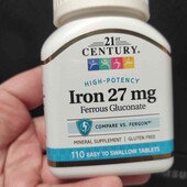 высокоэффективное Железо, 27 мг, 110 таблеток