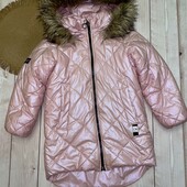 Зимова куртка пальто для дівчинки 128/134см Турція