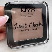 Nyx sweet cheeks creamy powder blush matte - so taupe