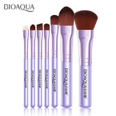 Набор кистей в металлической коробке Bioaqua makeup brush set peach (7шт). новые