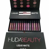 Набір рідких матових помад 16 шт. Huda Beauty