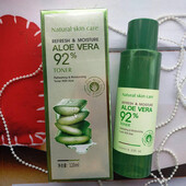 Увлажняющий восстанавливающий тонер для лица Refresh&Moisture Aloe Vera 92% 120 г. новый