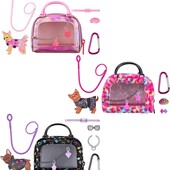 Собачки, цуценята для ляльок барбі lol omg real littles cutie collectible micro puppy carriers barbi