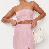 Missguided uk14 брендовий топ буклє