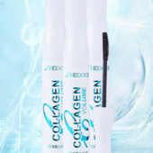 Тушь водостойкая с силиконовой кисточкой Collagen Waterproof Volume