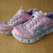 Кросівки дитячі Skechers 35 р 22 см розовые кроссовки