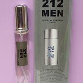 Carolina Herrera 212 Men 20 мл. Утонченный, изысканный, древесно-мускусный аромат для мужчин.