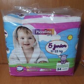 Дитячі підгузки Piccolino 5 розмір (11-25 кг) 34 од