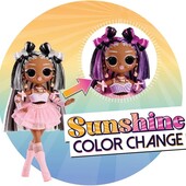 Лялька Лол змінює колір на сонці Lol Surprise Omg sunshine doll with color changing hair оригінал