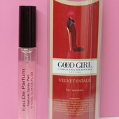 Carolina Herrera Good Girl velvet fatale 10 мл. Восточно-цветочный аромат ❤️