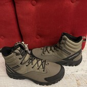 Зимові Merrell,із натуральної шкіри і текстилю,розміри 43,5,45,48.Маломірять