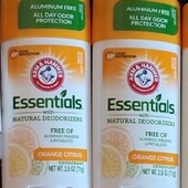 Arm&Hammer Essentials™, дезодорант із натуральними дезодорувальними речовин, апельсин і цитрус, 71 г