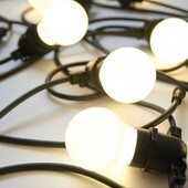 Гірлянда вулична ретро лампочки на 10 штук warm bulbs led 50 та 5 метрів mix 1-223