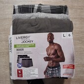 Livergy by Jockey! Трикотажні чоловічі труси, чоловічі боксери Л розмір 3 шт! Лот 514