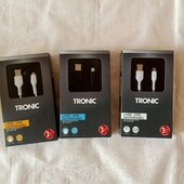 Кабель tronic 2.0 на вибір usb typ-C, micro usb (андроїд) та на айфон 1метр 0041