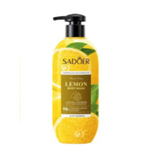 Делікатний зволожуючий гель для душу Sadoer Lemon, 400 мл