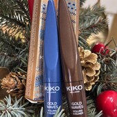 Kiko Milano подводки синяя и коричневая