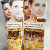 Крем для делікатного відбілювання wokali whitening cream collagen anti-wrinkle