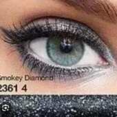 Мерехтливий олівець для очей avon, smokey diamond, смокі діамант.