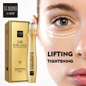 сыворотка-роллер Senana c коллоидным золотом 24K Gold Bright Eyes антиотёчная - Оригинал