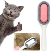 Щітка для вичісування шерсті хатніх тварин 4 в 1 Pet Cleaning Comb з масажем і чищенням речей