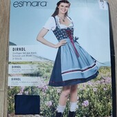 Сукня комплект дірндл Esmara Блакитне - розмір евро 46 (укр 52)