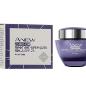 Денний ліфтинг-крем з протинолом 55+ avon anew энью эйвон 50 мл