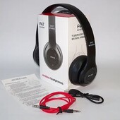 Черные Накладные беспроводные наушники P47 4.1 bluetooth