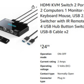 Switch 2 Port 4K 30Hz usb3.0 Свитч