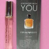 Emporio Armani Stronger With You 20 мл. Великолепный, фужерный аромат, для самоуверенного мужчины.