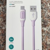 Кабель Usams sj597 micro 2a bicolor charging & data cableJelly series 1m