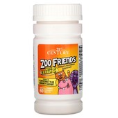 Детские Мультивитамины с большим содержанием витамина C, Zoo Friends, 60 шт