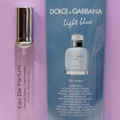 Dolce & Gabbana Light Blue pour homme 20 мл. Свежий аромат для энергичного мужчины.