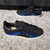 р.6,5 us(25,5см); 8 us(26,5см).Оригінал. Кросівки Adidas campus 80 black gw3246 нат.шкіра/нат.нубук