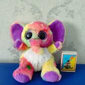 М'яка іграшка слоненя 16 см keel toys animotsu sparkle rainbow elephant soft toy plush